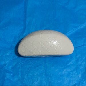 Coach Cream Embossed Signature Sunglass Case